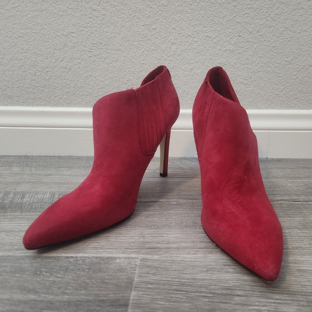 Red Suede booties